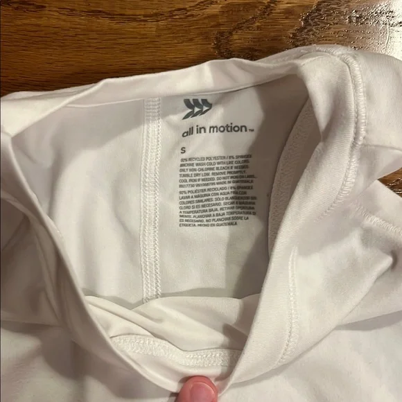 All in Motion White Tank Top - Picture 2 of 2